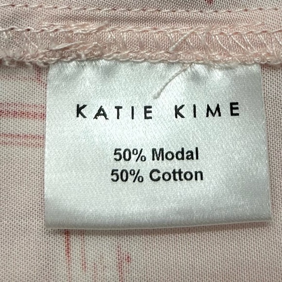 KATIE KIME WOMENS APRES SKI TOILE RED HOLIDAY PRINT THEME PAJAMA TOP LG - Picture 13 of 16